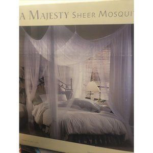 Sheer Mosquito Net Canopy - White